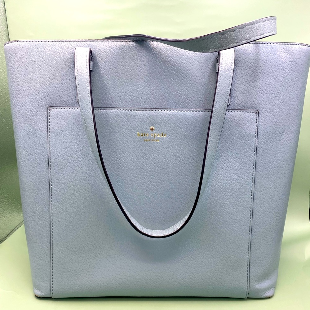 Candied, flower, blue large, Kate spade tote